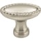 Elements 1-3/8" Overall Length Satin Nickel Oval Rope Detailed Lindos Cabinet Knob Z115L-SN - alternate 2